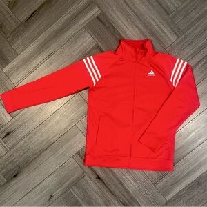 Adidas EUC Rare 3 Stripe Across Back Unisex Jacket Size L (14/16)